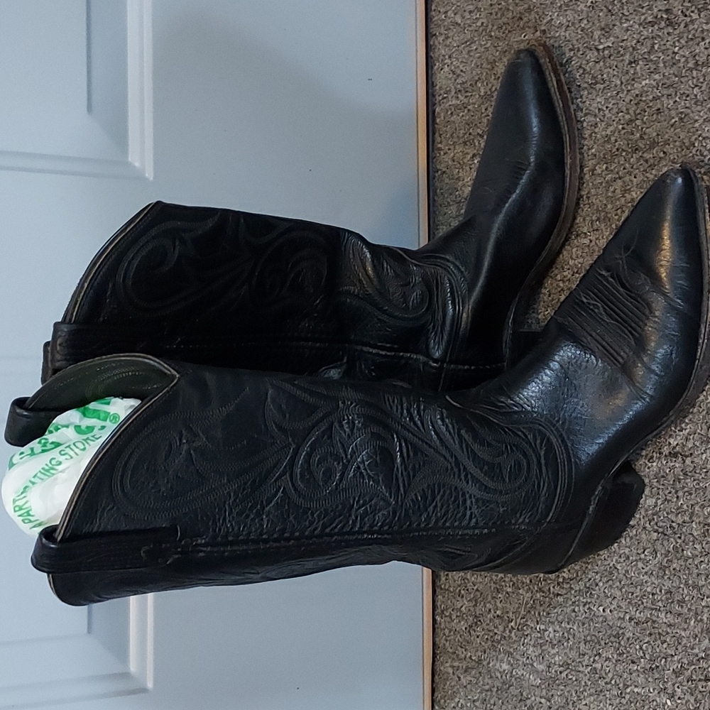 Dan Post Black cowboy boots